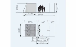 Dometic Rarotonga DA FTT 401 AIR TC LH Aufblasbares Driveaway Vorzelt 3 M Modell Links -Outwell Verkaufsgeschäft 707879 4802012